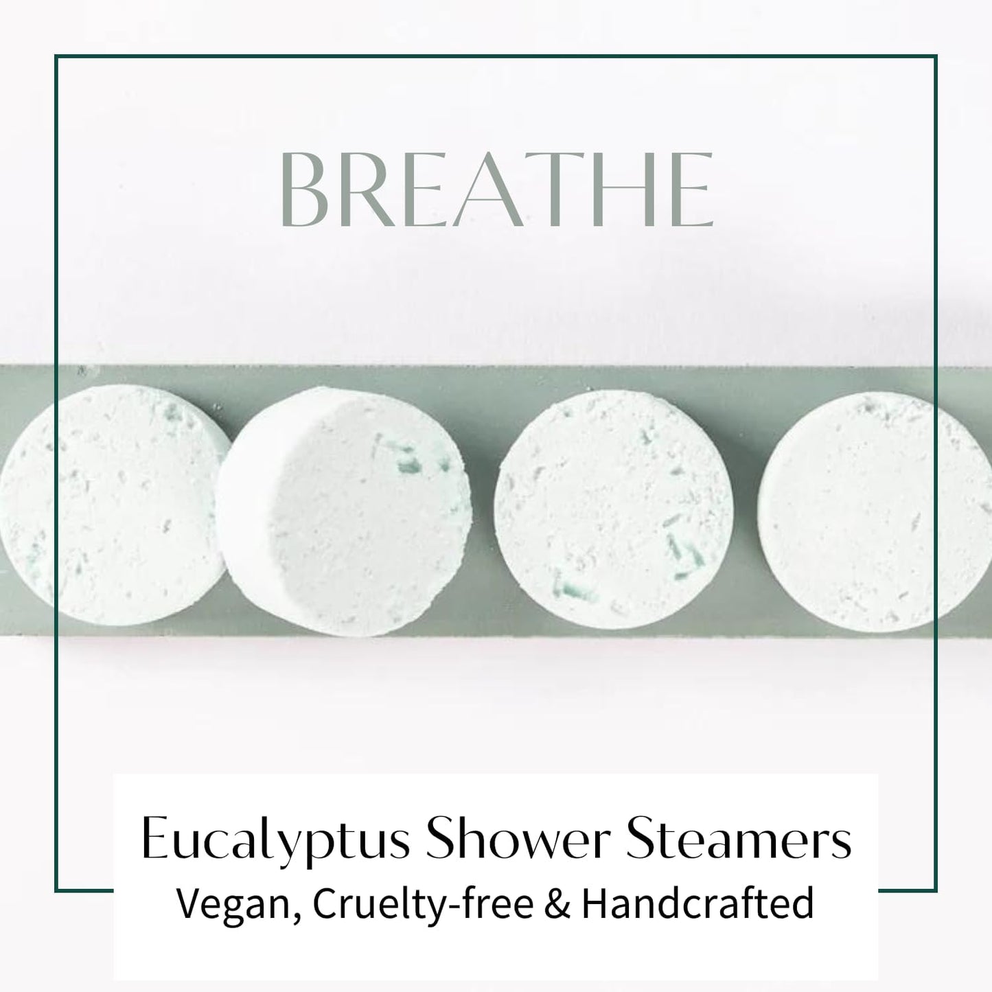 Thulisa Naturals Eucalyptus Shower Steamers Aromatherapy | Organic Shower Bombs with Essential Oils | Self Care Christmas Birthday & Spa Gifts for Women & Men | Stocking Stuffers | 4 Pack