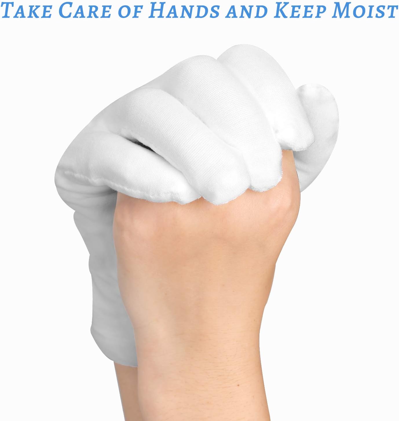 30 Pcs White Cotton Gloves for Dry Hands Moisturizing Eczema Overnight, Men and Women Stretchable Cloth White Gloves for Coin Jewelry Silver Inspection Halloween