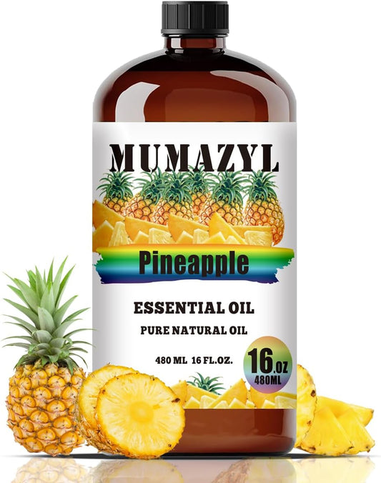 Pineapple Essential Oil, Pineapple Oil 16 Fl Oz 480ML for Diffuser Humidifier Yoga Cleaning DIY Candle Soap Making Essential Oils
