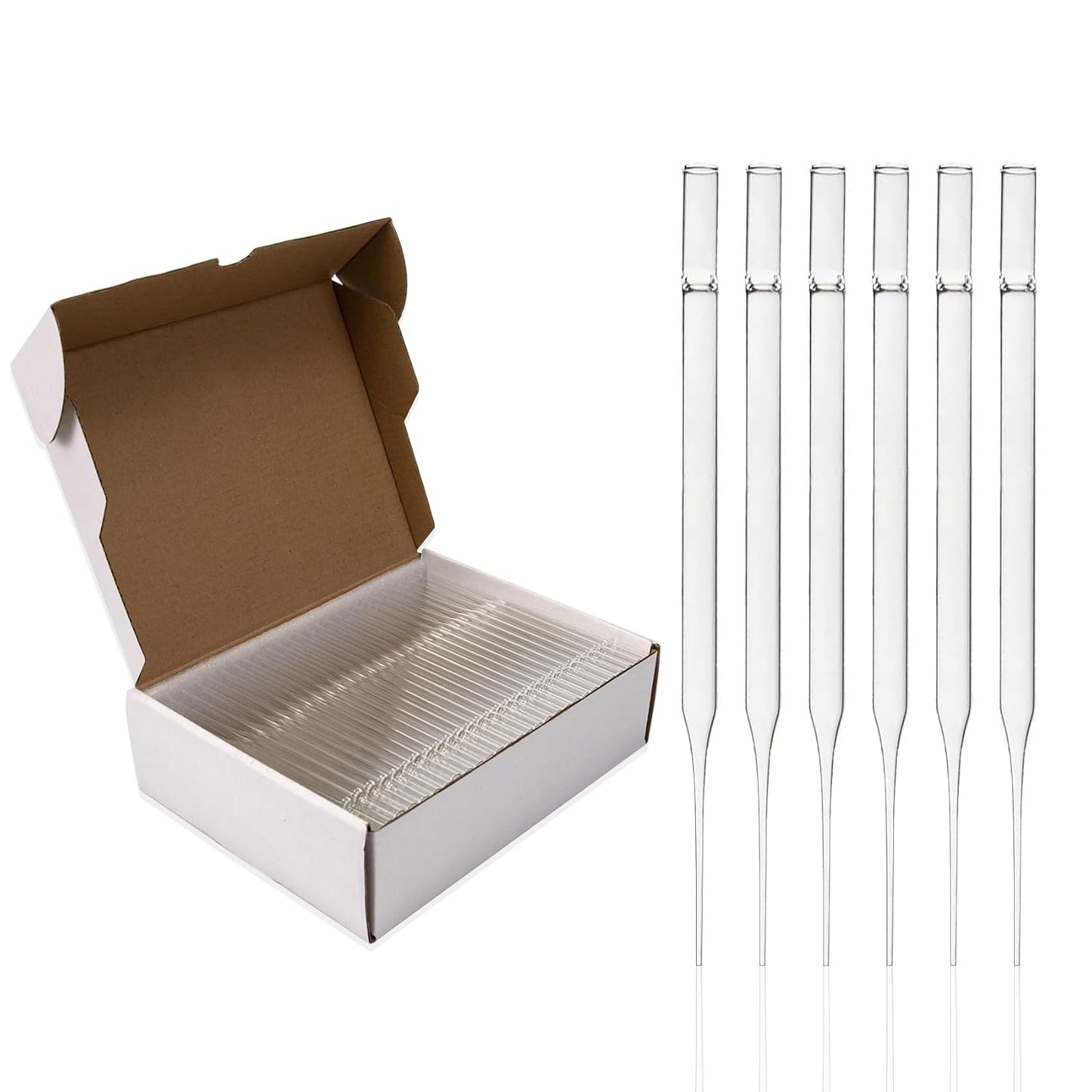 ALWSCI Borosilicate Glass Pasteur Pipette,Convenient pipetting,Essential Oils,Sample Handling,250pcs