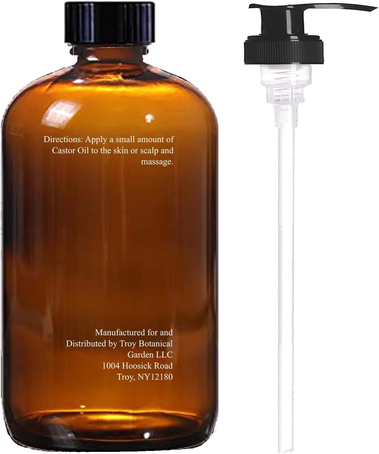 Essentially KateS Castor Oil 16 Fl Oz (Glass Bottle) - Argan + Rosehip - A Huge Glass Bottle with a Pump - 100% Pure and Natural, Cold Pressed, and Hexane-Free, Body, Hair