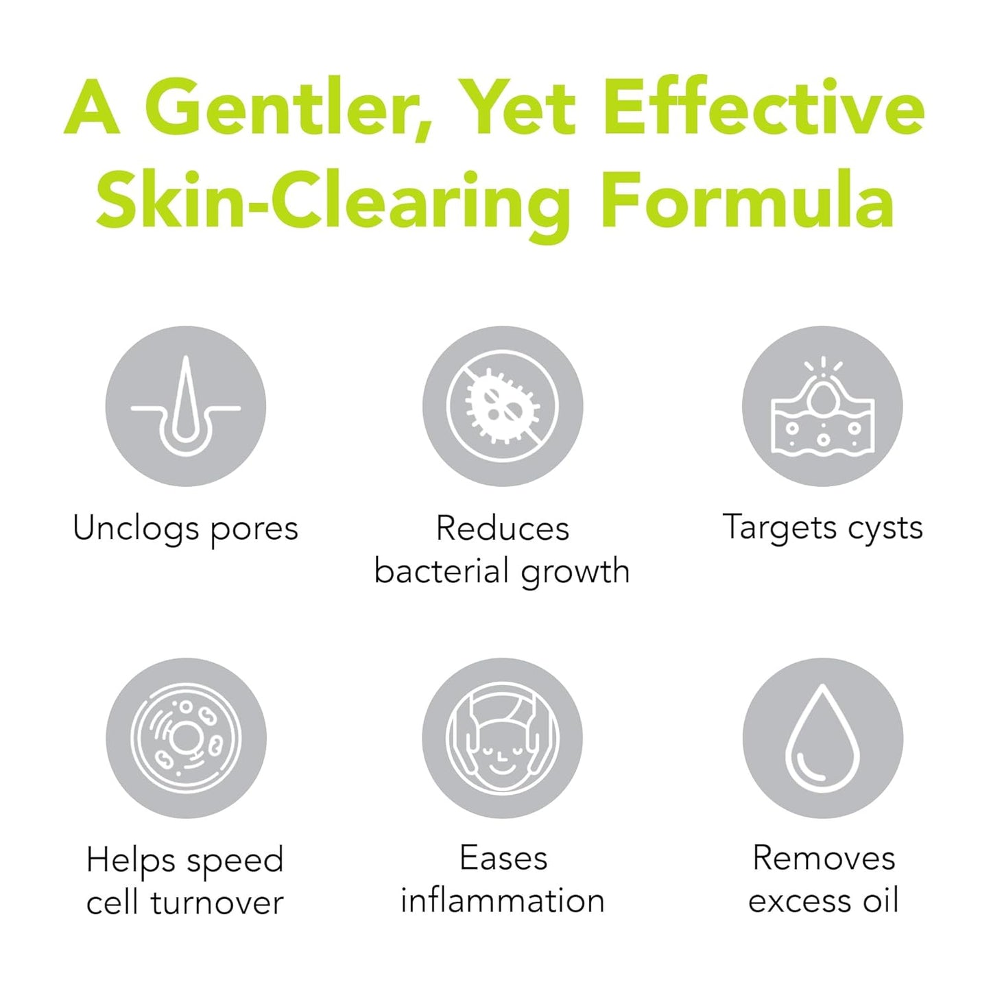 humane Benzoyl Peroxide Acne Face Wash - 5% Regular-Strength Acne Treatment for Face, Skin, Back and Body - 8 Fl Oz - Dermatologist-Tested Non-Foaming Cleanser - Vegan, Cruelty-Free