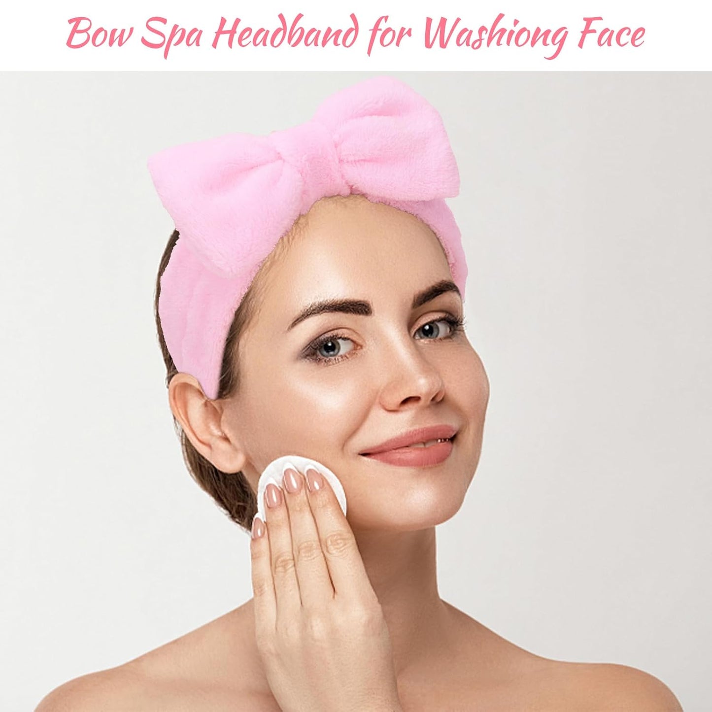 Ondder Skincare Headband for Washing Face Spa Makeup Face Wash Headband Skin Care Headbands Terry Cloth Head Band Bachelorette Party Favors Spa Party Hair Accessories Bachelorette Gifts for Bride