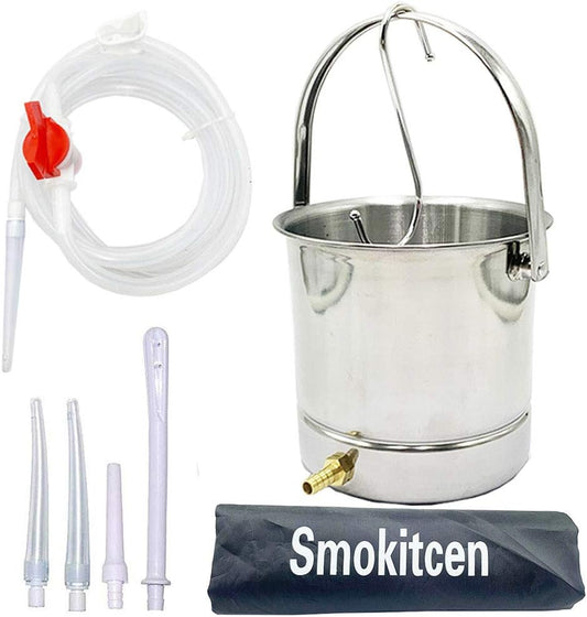 Coffee Enema Bucket Kit Stainless Steel 2 Quart Capacity for Cleansing Detox Enemas