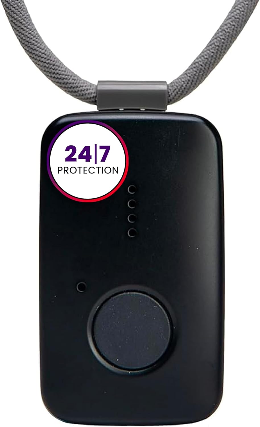 Medical Guardian MGMini | Medical Alert Device for Seniors | Water-Resistant, Emergency Call Button, 24/7 Monitoring, Step Counter, GPS Tracking | Monthly Subscription Required | Black