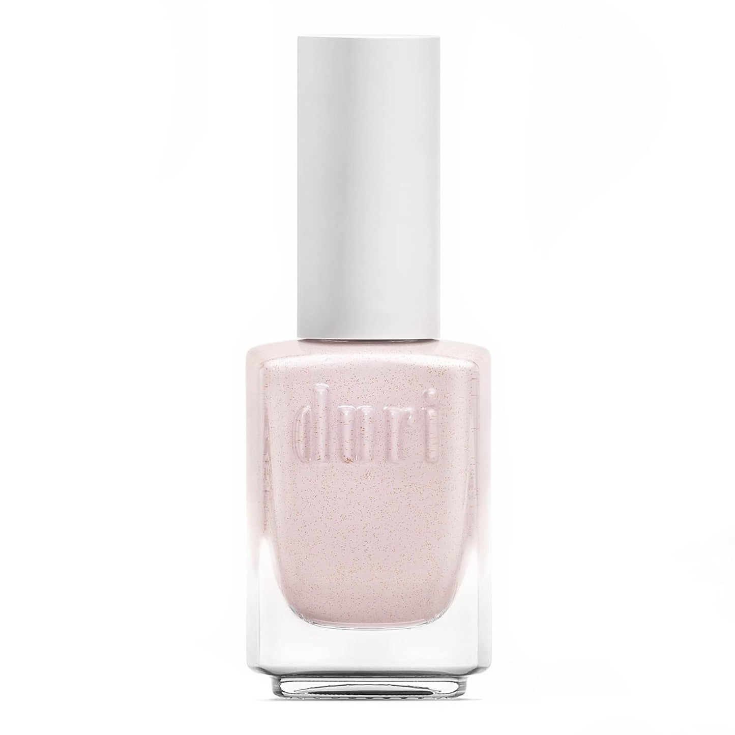 duri Nail Polish, 772 Candy Sky, Baby Pink Speckle Lacquer, Full Coverage, Textured Dot Design | 0.45 Fl. Oz.