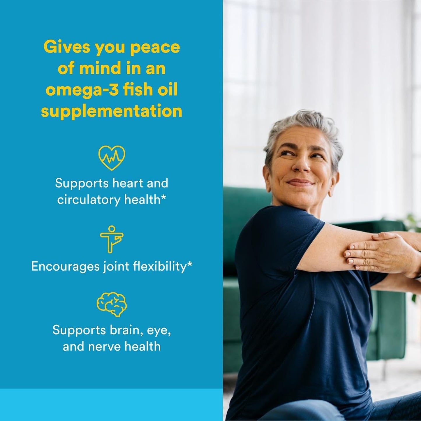 Natural Factors RxOmega-3 Ultra Strength Fish Oil with Vitamin D3, High Potency Formula, 2,150 mg, No Fishy Aftertaste, 150 Softgels