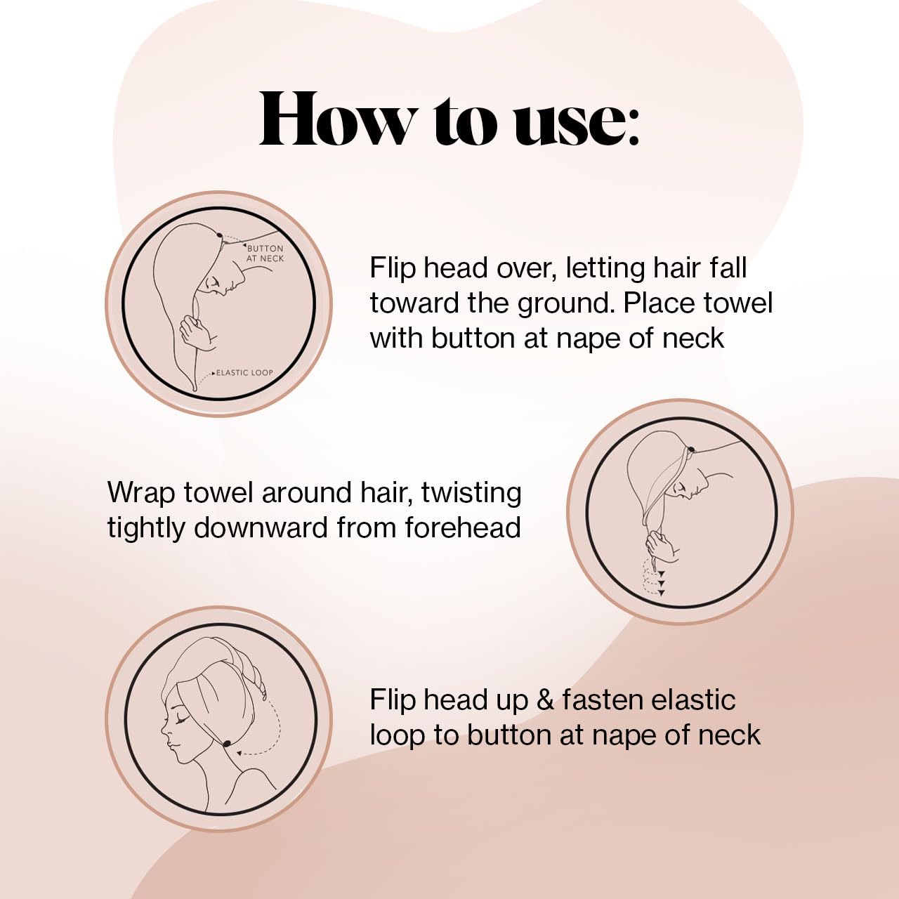 Kitsch Microfiber Hair Towel Wrap for Women - Microfiber Towel, Super Absorbent, Quick Dry, Anti-Frizz - for Long and Short Hairs, Turbans for Women, Hair Wrap - Leopard