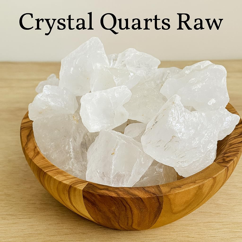 Large 1.25-2.0” Natural Crystal Quartz Healing Stones – Raw Gemstone for Love, Meditation, Chakra Balancing, Reiki, Crystal Grid, Energy Work, Tumbling, Wire Wrapping & Spiritual Home Décor