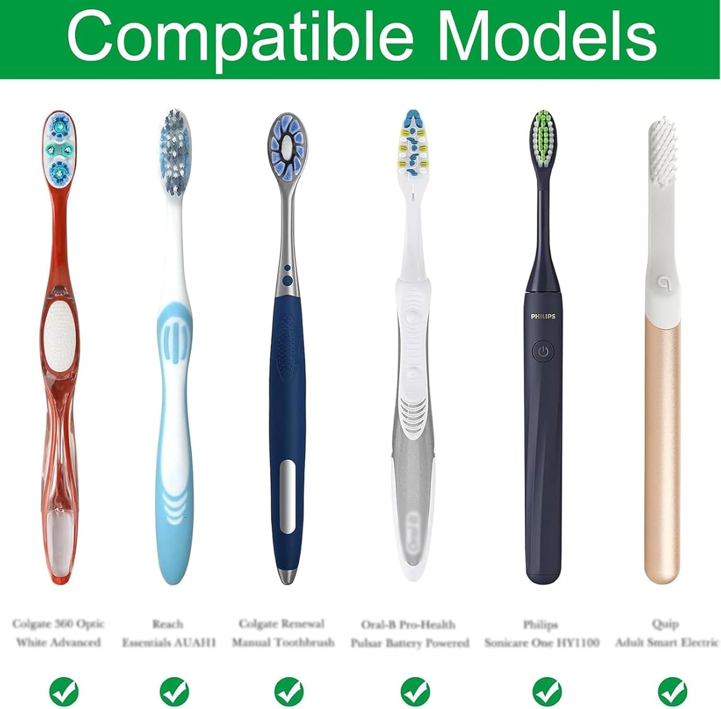 Wall Mounted Toothbrush Holder for Bathroom Shower, 5 Slots Aluminum Self-Adhesive Tooth Brush, Toothpaste Organizer Hanger Compatible with Colgate Extra Clean, Oral-B CrossAction, etc Black