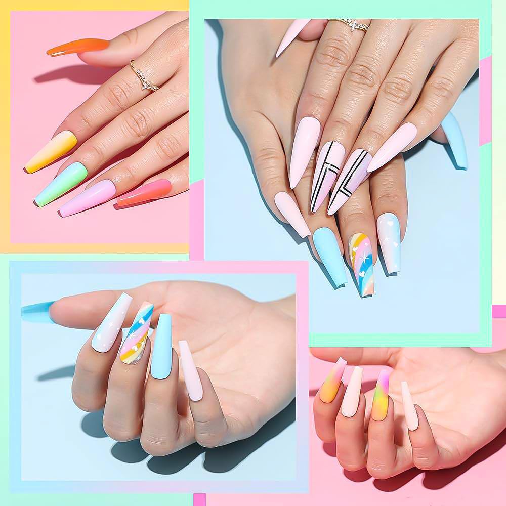 CANNI CC2 Gel Nail Polish Set, 30 Pcs 9ml White Pink Nude Blue Pastel Gel Polish Kit Soak Off LED Natural Nail Polish Set Nail Art Starter Manicure Salon DIY at Home