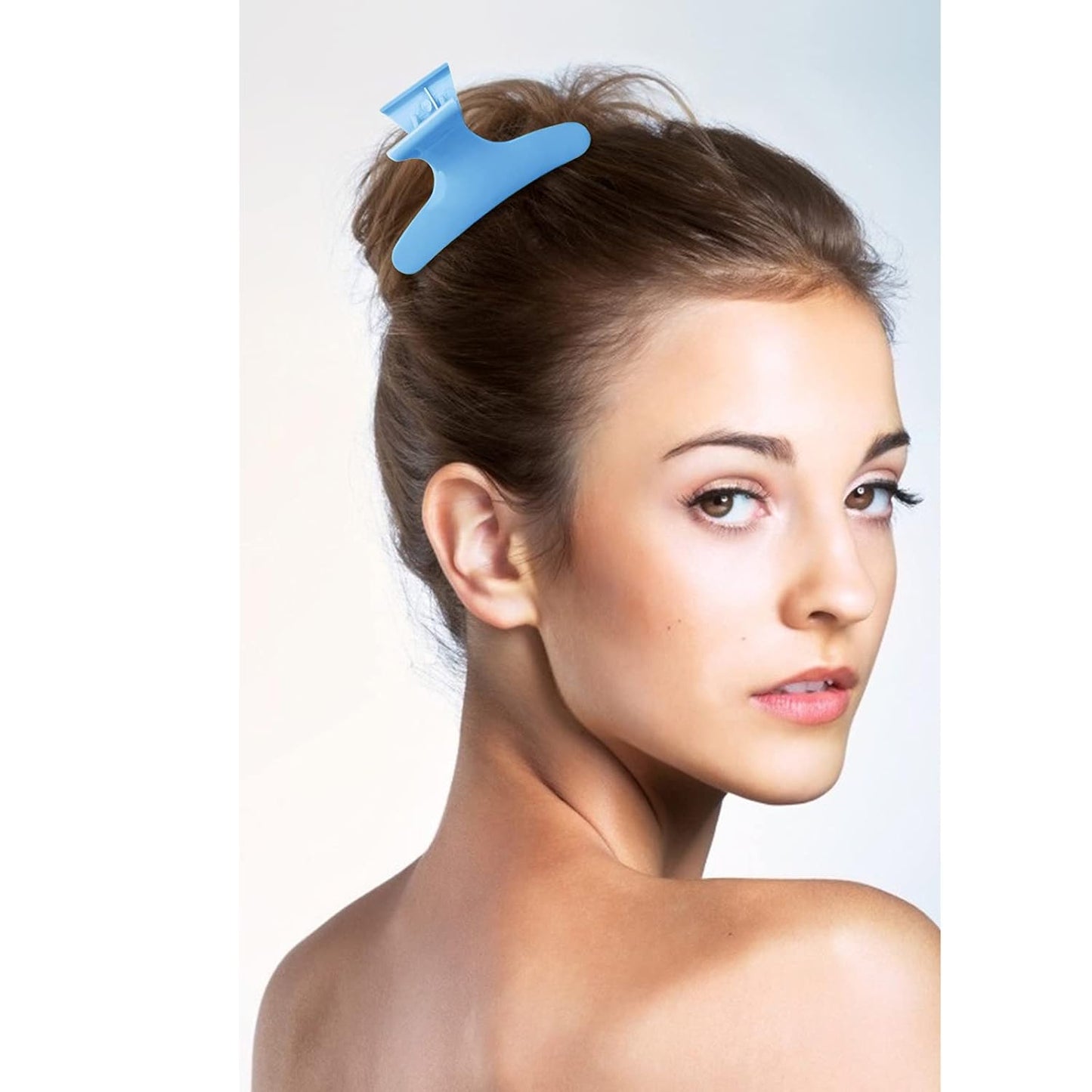 Ondder 12 Pack Butterfly Hair Clamps Claw Clips Salon Pro Section Clip for Styling, Sectioning, Cutting, Coloring Hair Clips Hairdressing Salon Tool Hair Accessories for Women Girls