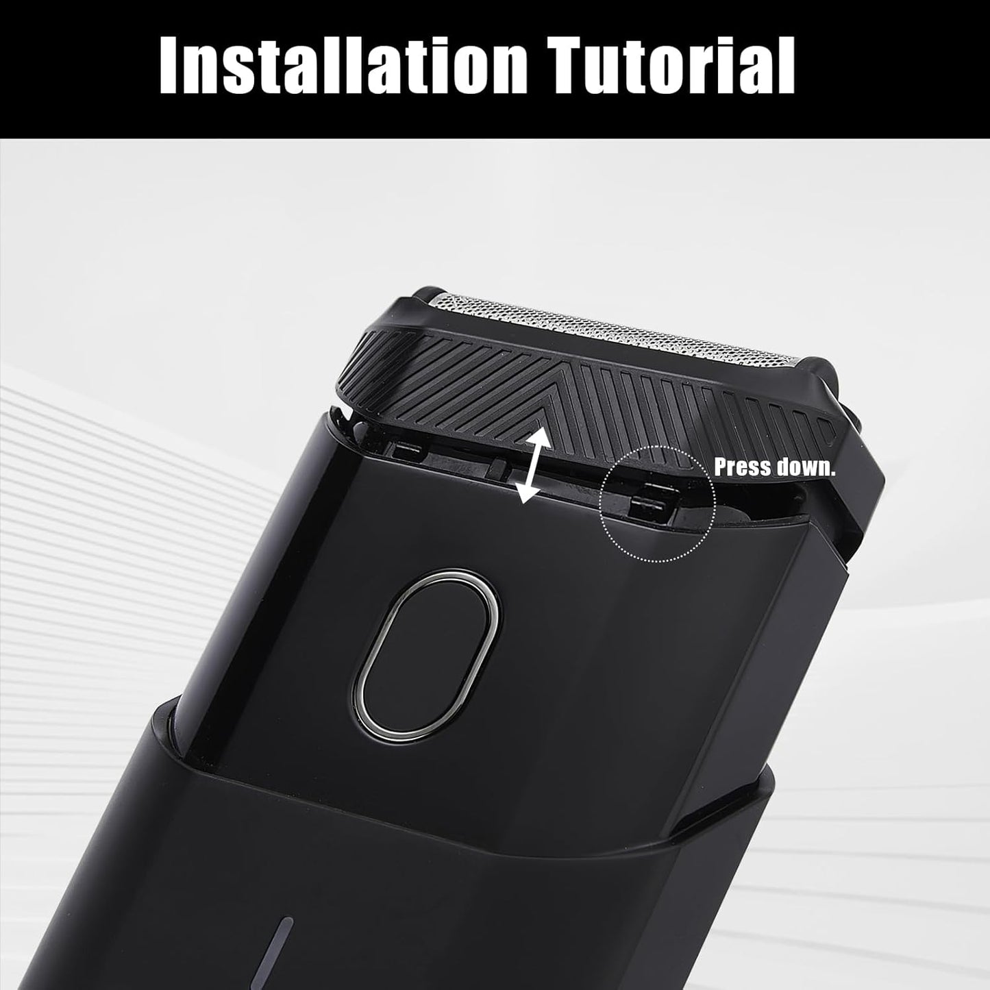 Shaver Replacement Blades compatible with Manscaped The Handyman Razor Blades for Portable Men’s Travel Facial Shaver Hair Groomer (2PACK)