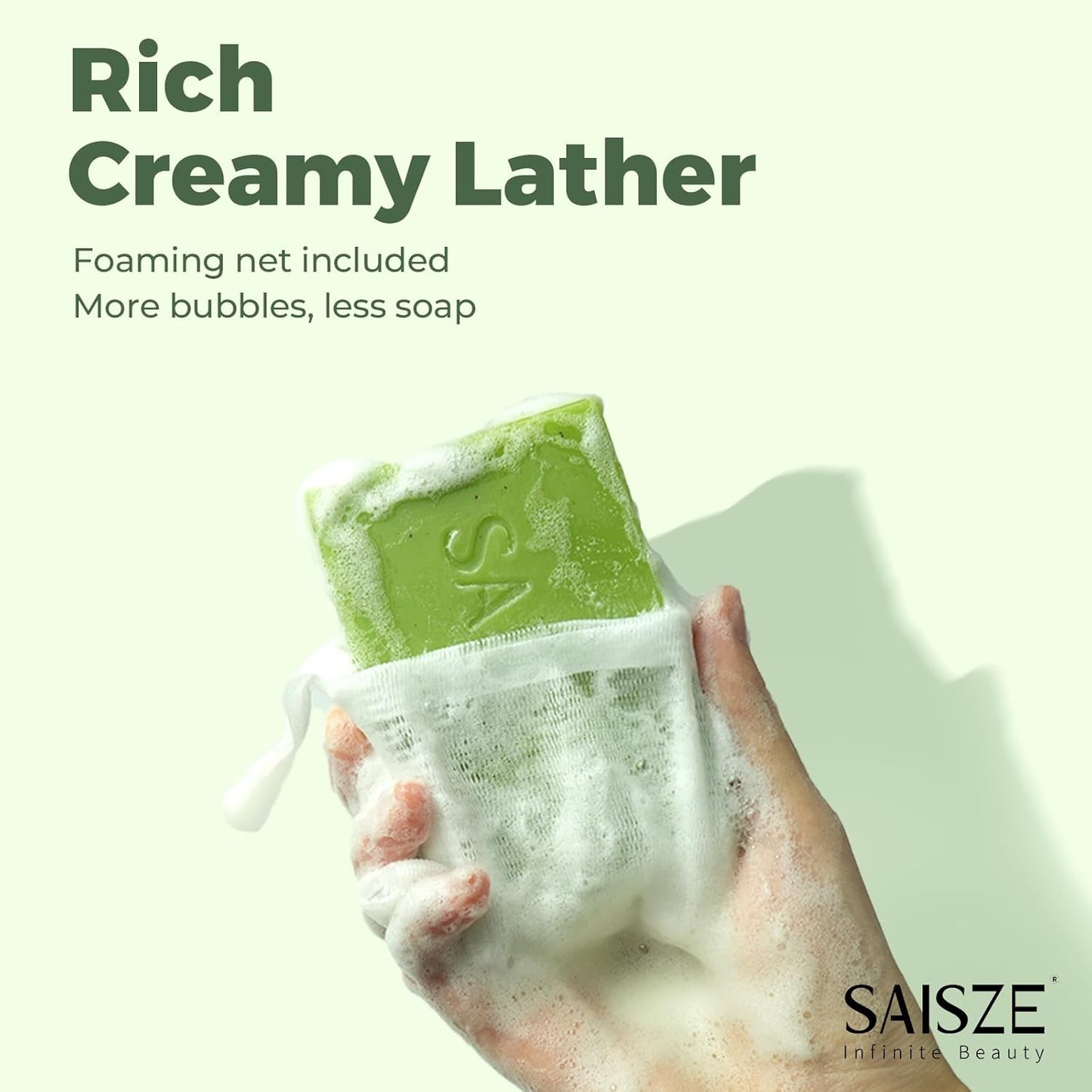 Tea Tree Soap, Handmade Soap Bar for Face and Body, Cold Process, Soothing Hydrating Body Wash for Clear Healthy Skin 8 Ounce