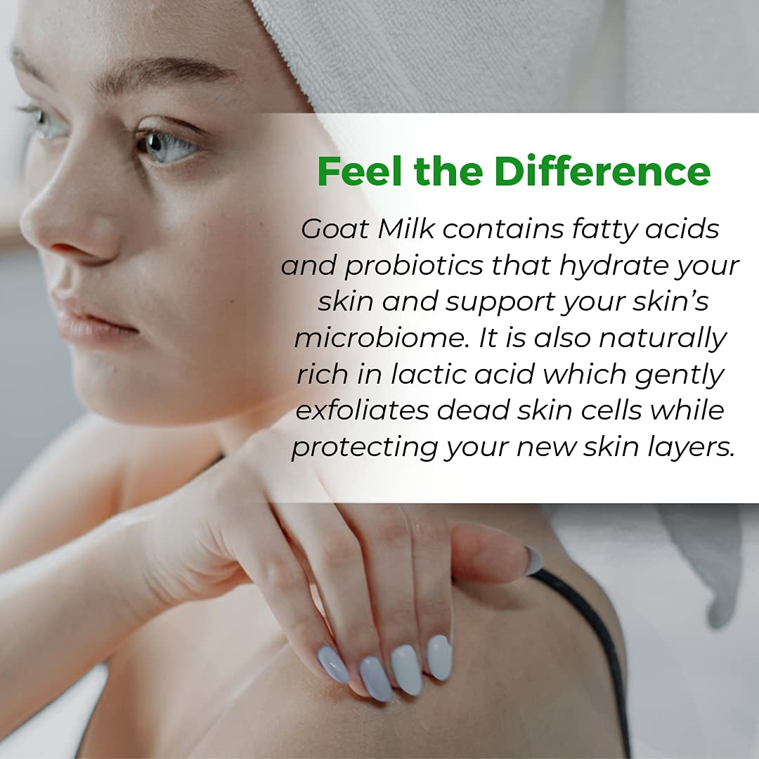 Legend's Creek Farm, Goat Milk Body Butter - Hydrating Natural Body Moisturizer with Organic Shea Butter & Grape Seed Oil - 8 Oz Purifying & Toning Whipped Body Butter (Amber Vanilla)