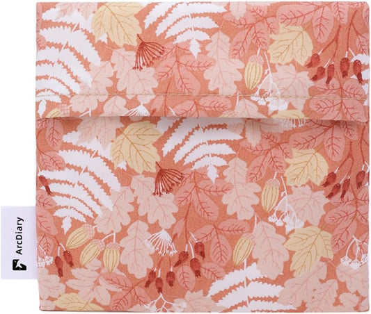 Period Bag for Teen Aged Girls, Portable Sanitary Pad Storage Bag for Teen Pads/Sanitary Napkins/Small Tampons, Feminine Menstrual Cup Pouch (Austere Red)