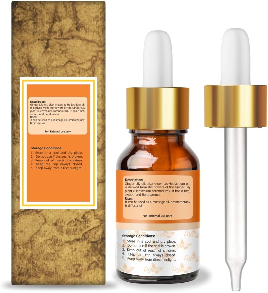 Crysalis Oil - 1.01 Fl Oz (30ml) (1.014 Fl Oz, Ginger Lily)