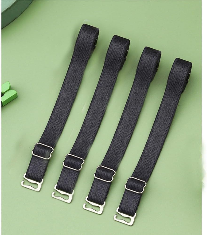 3 Pairs Adjustable Non-Slip Bra Straps Replacement for Women