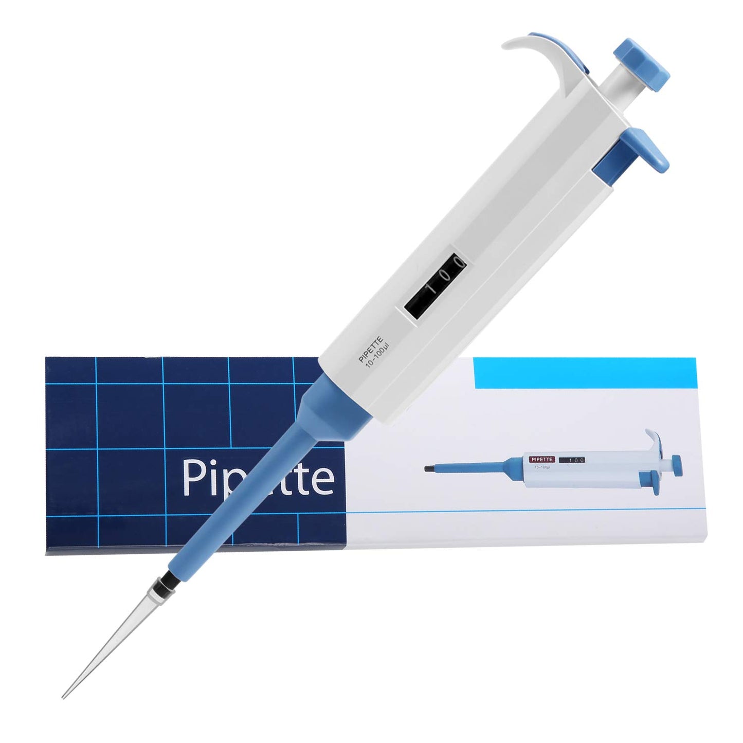 Micropipette Pipettor 20-200ul Single-Channel Adjustable Variable Volume High Accurate Pipette for Laboratory