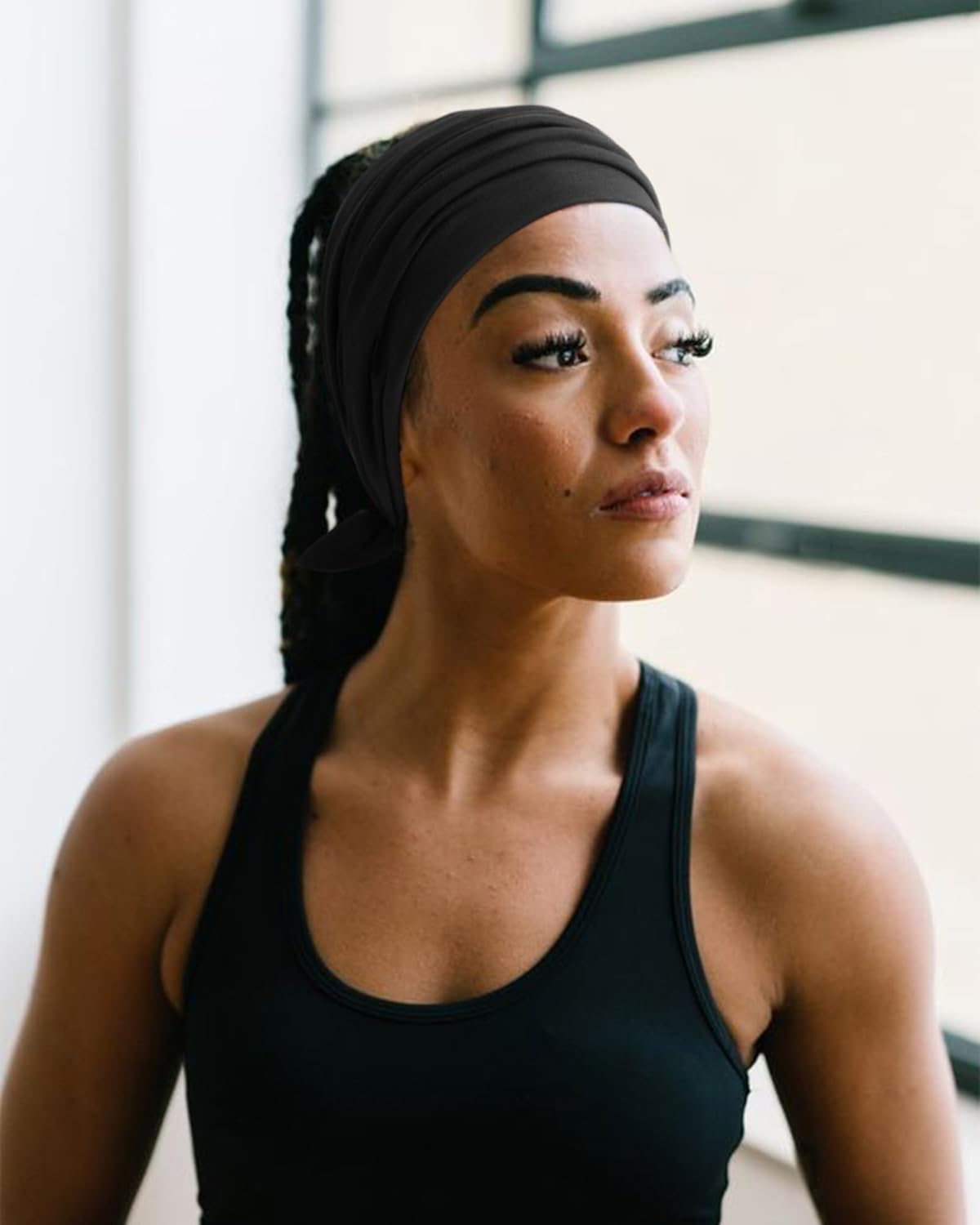 DRESHOW 8 Pack Bow Headbands of Solid Color for Women’s Hair Non Slip Wide Vintage Head Wraps Knotted Cute Hair Band Accessories