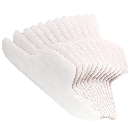 Neck Collar Sweat Pads, CANAGROW 80PCS Disposable Collar Protectors Self-adhesive Anti-Dirty Stain Shirt Neck Liner for Shirts, Absorbent Collar Sweat Stickers for Men Women