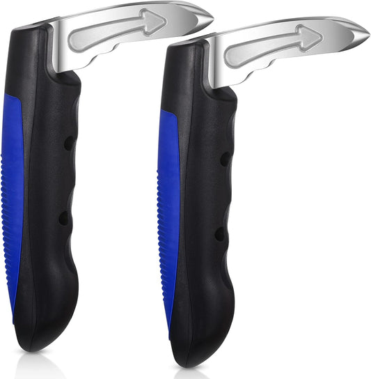 Honoson 2 Pcs Car Door Handle for Elderly Vehicle Support Assist Automotive Car Door Assist Auto Grab Handles Elderly with Window Breaker Seniors Handicapped Compatible for Most Cars Black