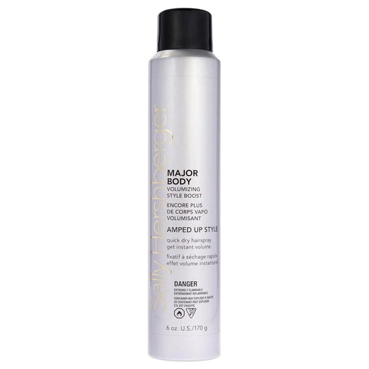 SALLY HERSHBERGER Major Body Volumizing Style Boost Hair Spray for Men & Women - Strong Hold Hairspray for Unisex - Adds Intense Volume & Shine - All Hair Types - 6 oz
