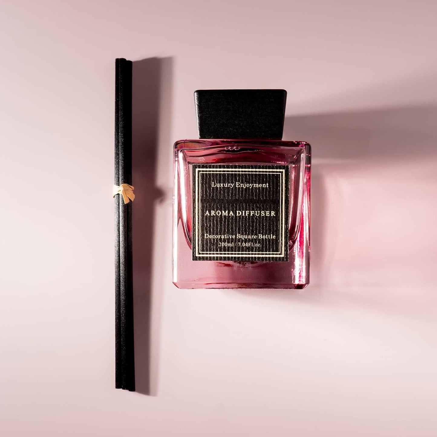 XEPTLE Jasmine Breeze Reed Diffuser Set, Eliminate Odors 7.04 oz, Air Freshener with 5 Reusable Sticks Home Fragrance for Bedroom, Scent Diffuser - Purple