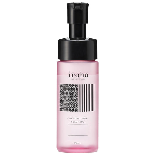 iroha Intimate Care-PH Balanced Daily Feminine Wash-Plant Based Vulva Hygiene-Moisturizing Natural Essential Oils-Floral Damask Rose &Geranium Scent, Made in Japan, 5 fl