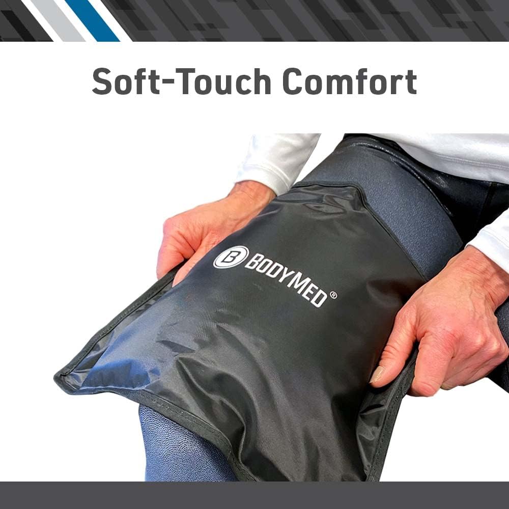 BodyMed Reusable Gel Ice Pack Cold Compress for Back, Shoulder, Neck, & Knee - Professional Grade Cold Therapy for Injuries, Aches, Swelling, Bruises, Sprains - 14 in. x 11 in. (Standard)