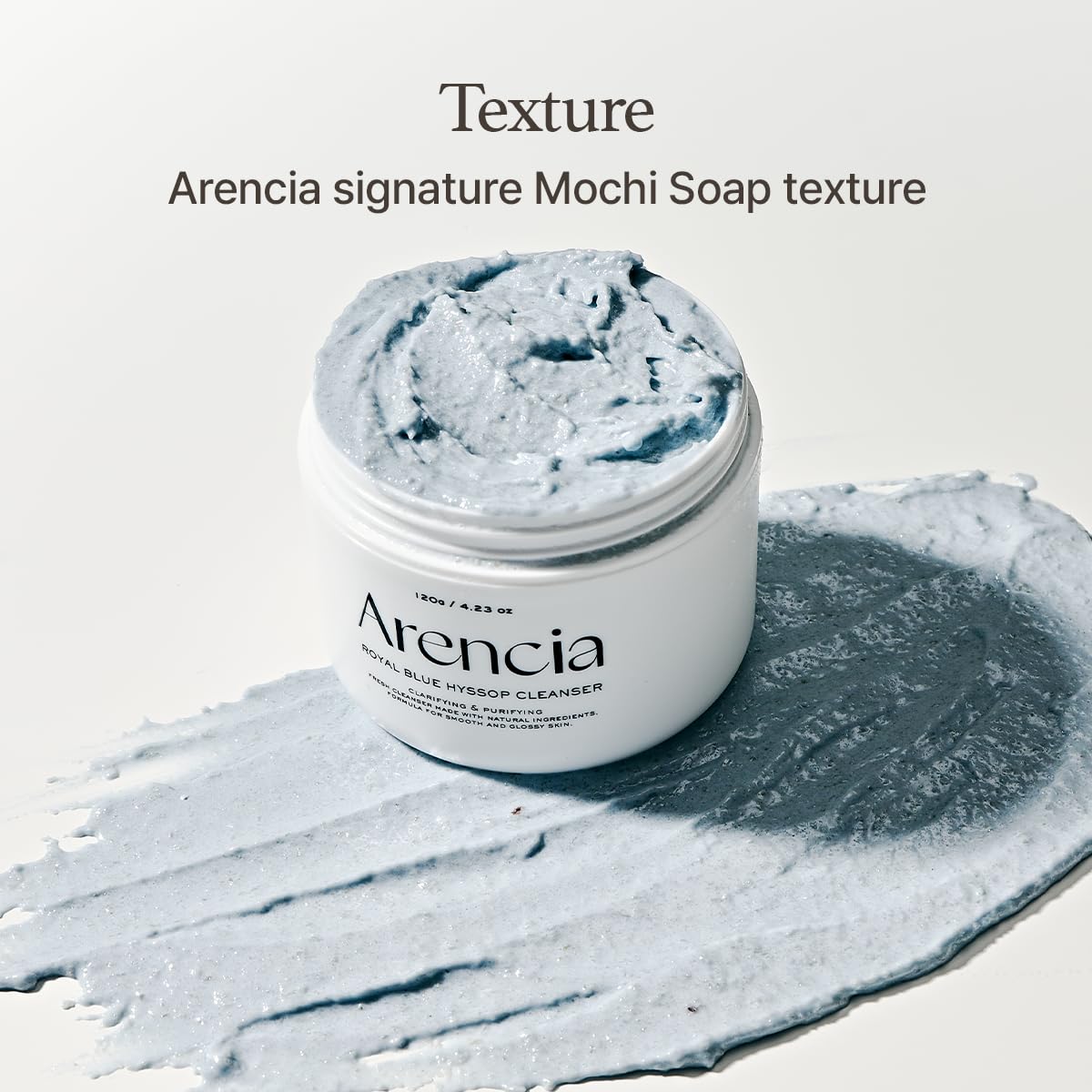 ARENCIA Hyssop Brightening & Deep-Cleansing Face Scrub & Exfoliator - All Skin Types, For Sebaceous Filaments & Blackheads (1.76oz)