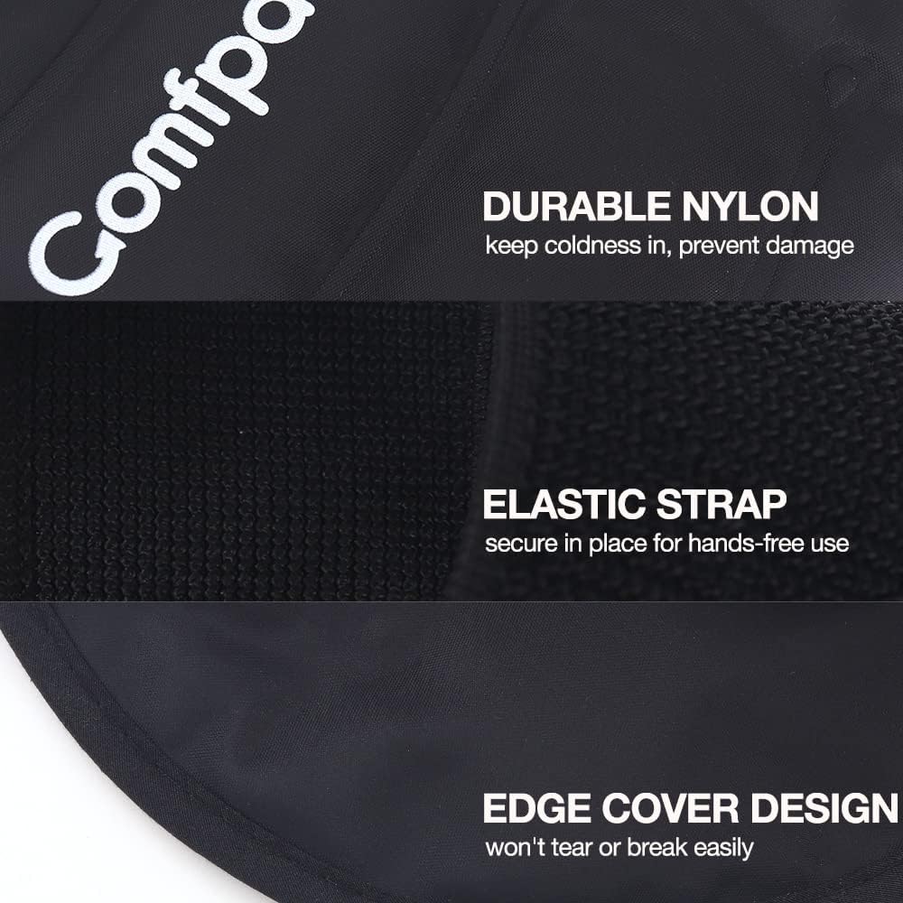 Ankle Ice Pack Wrap Heel Ice Pack for Pain Relief, Hot Cold Therapy Cold Pack for Plantar Fasciitis, Achilles Tendonitis, Ankle Sprain, Foot Pain, 2Packs