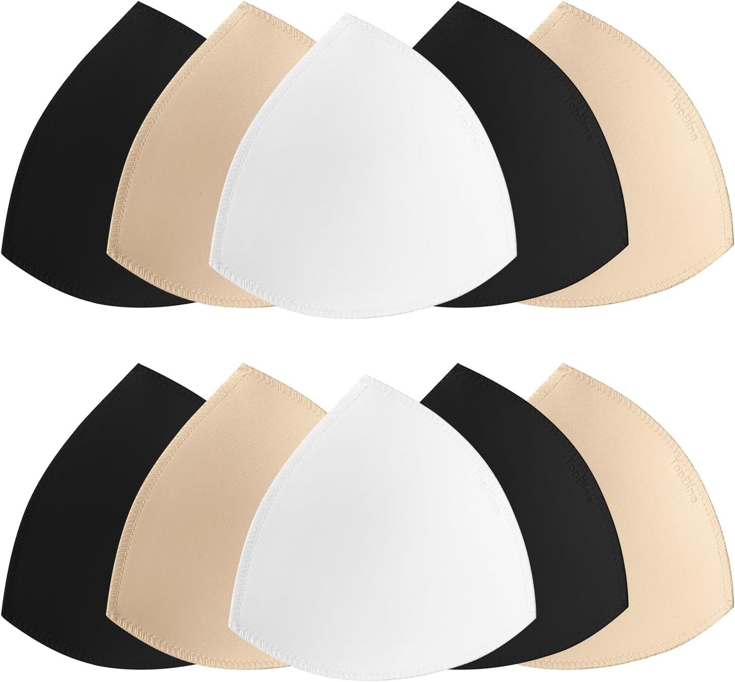 Bra Pad Insert,Removable Sport Bra Cup Triangle Breathable & Reusable Bra Pad for Yoga Bra,Swimsuits,Bikini