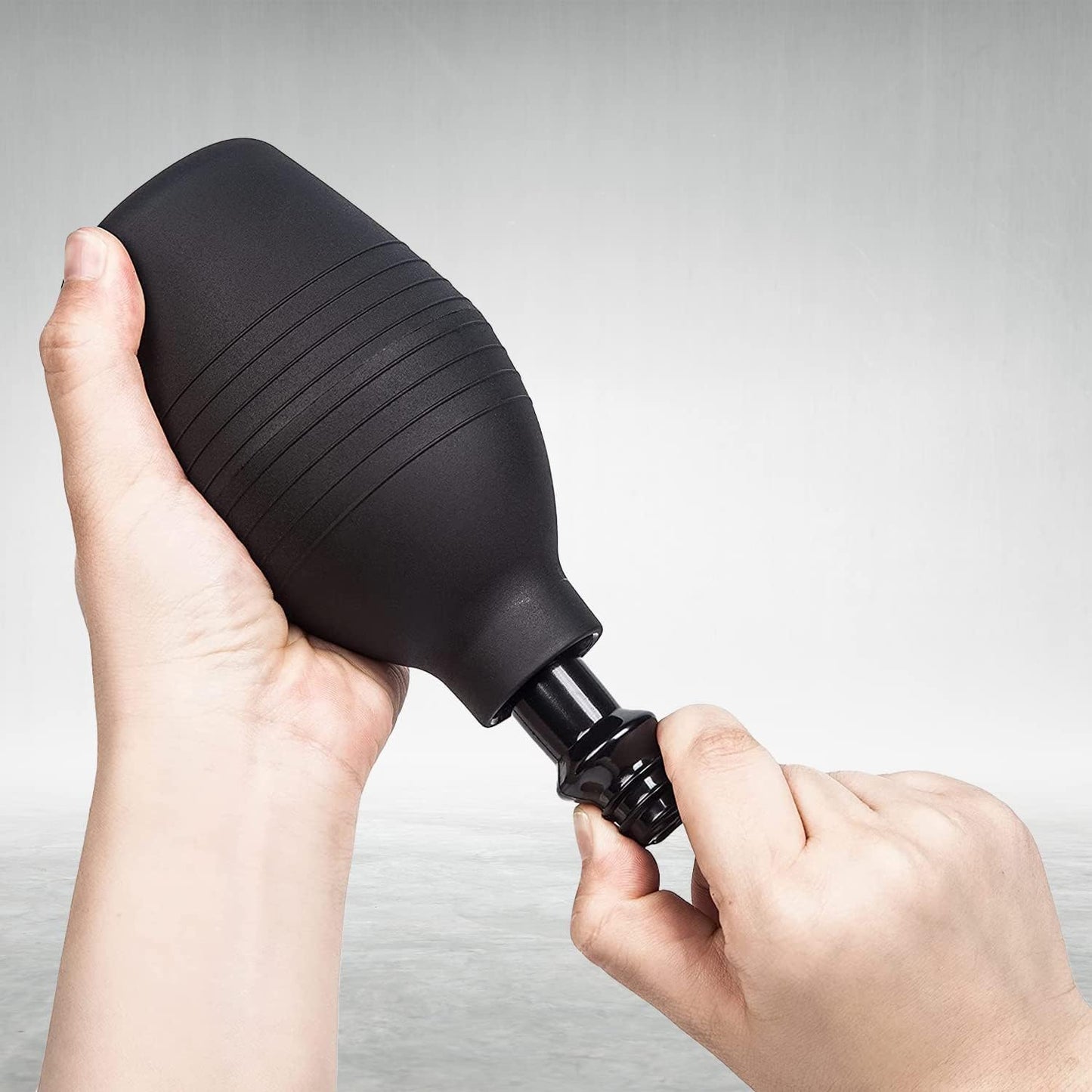 Enema Bulb for Men or Women - Douche Cleaner - 310 ml Capacity (Black Color)
