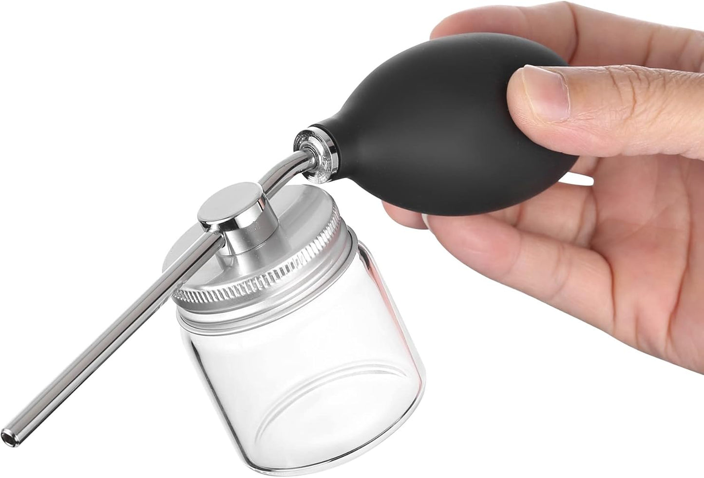 Aethland Powder Spray Bottles, Hair Building Fibers Spray Bottle,Applicator Portable Hairdressing Tools, Refillable Hair Fiber Applicator Salon Hair Styling Supplies