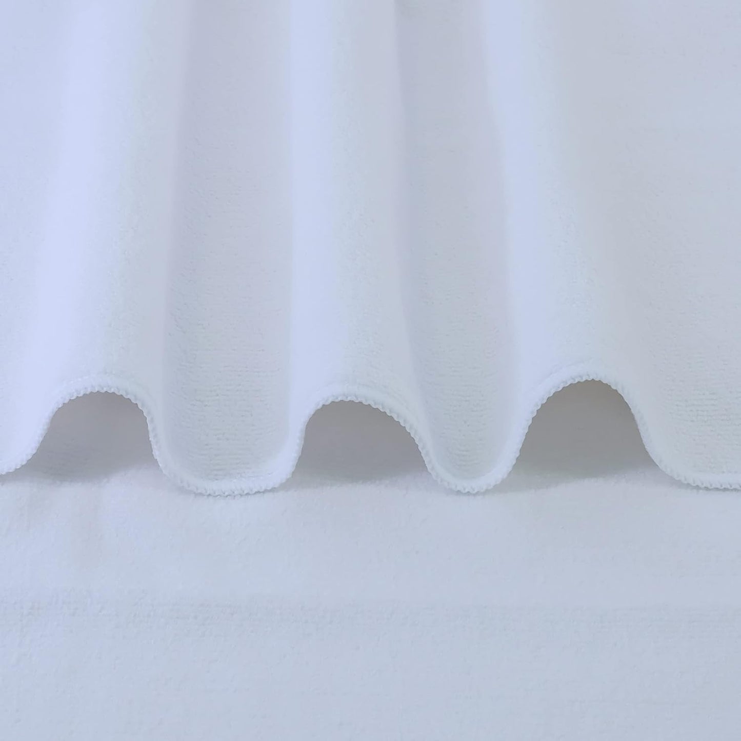 POLYTE Professional Quick Dry Lint Free Microfiber Hair Drying Salon Towel, 20 x 40 in, 2 Pack (White)