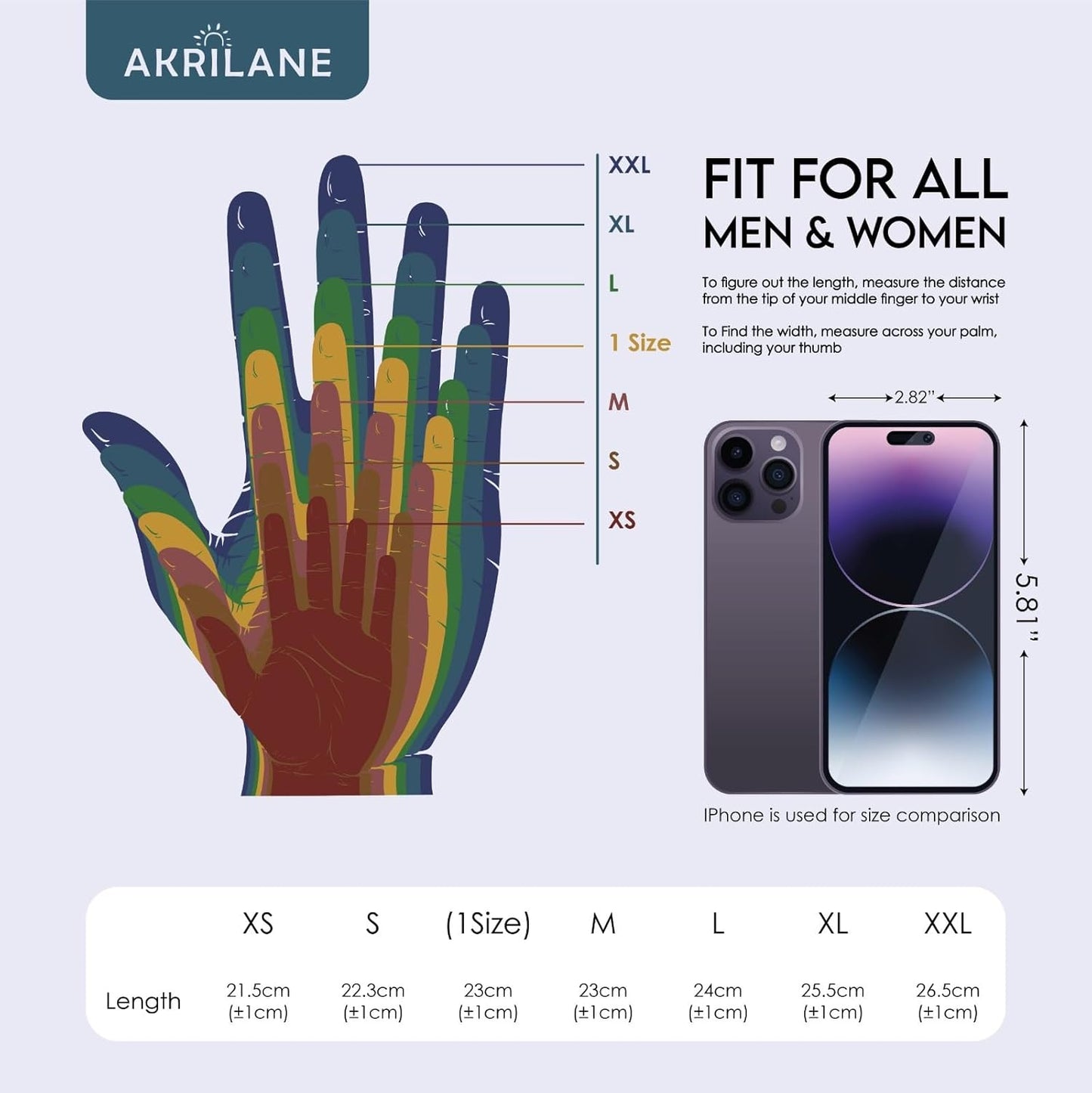 AKRILANE 1 Size 20 Pairs Cotton Moisturizing Gloves for Dry Hands, Eczema & Psoriasis Treatment, Reusable with Free Laundry Bag