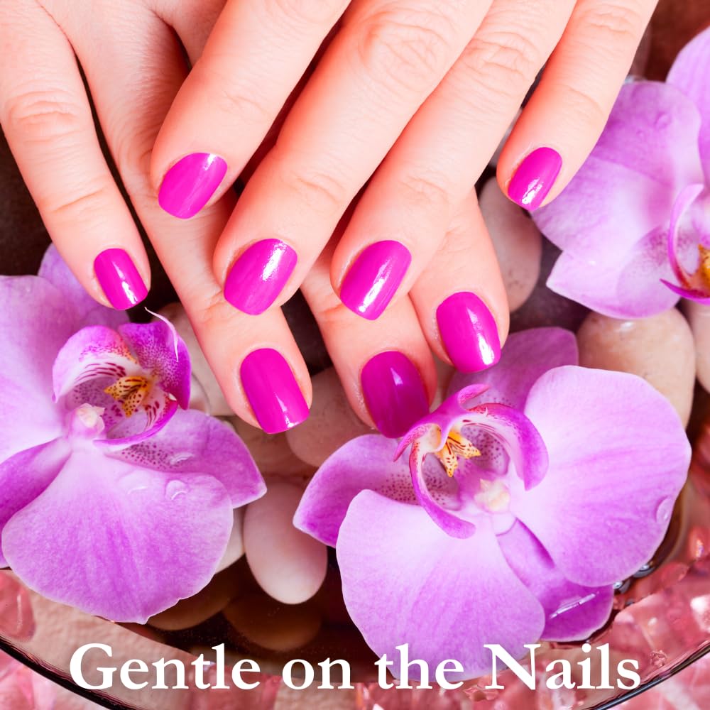 Karma Organic Nail Polish Remover with Soybean Oil and Lavender Oil- Non Toxic, Vegan, Cruelty Free, Acetone Free – Nails Strengthener for Fingernails – 12 fl. Oz. (3 Pack)