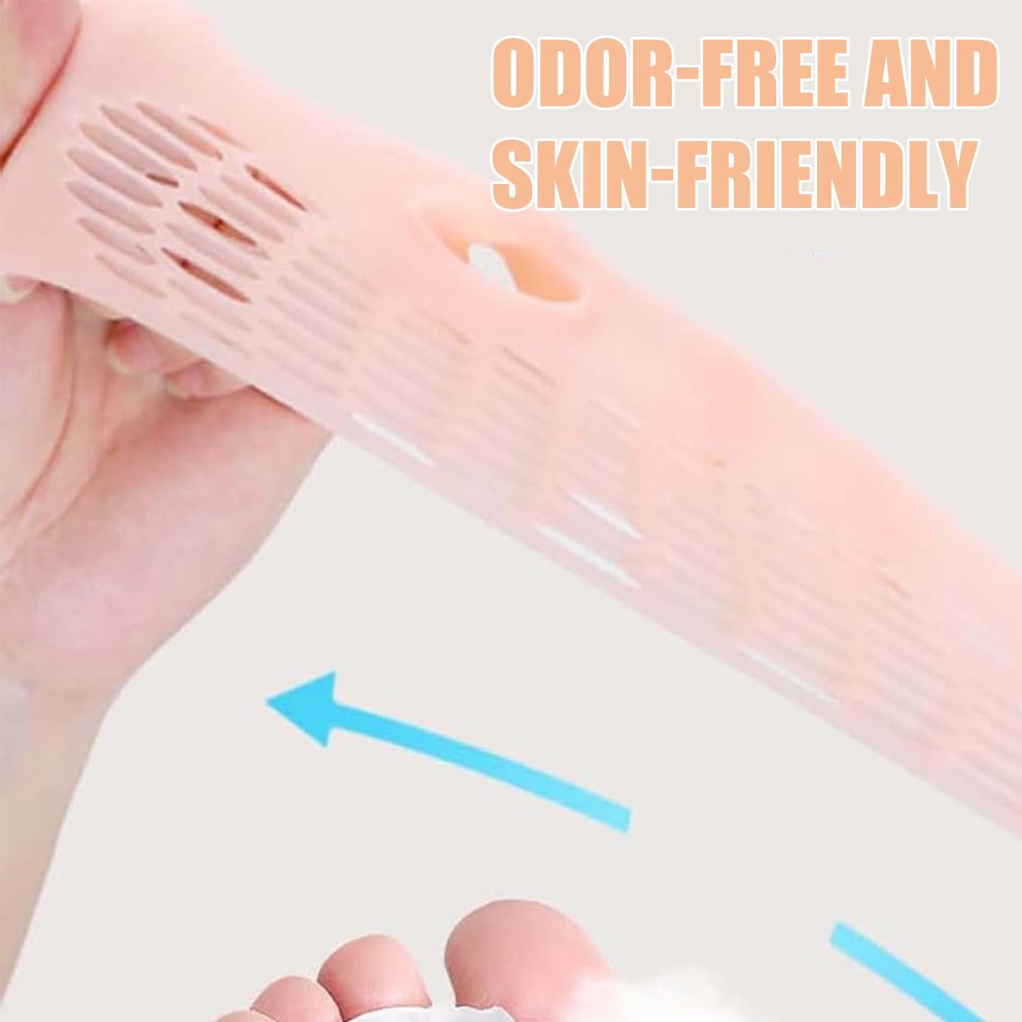 4Pairs Silicone Toe Separators for Women, Toe Separators for Women, Silicone Toe Separators for Women & Men, Bunion Corrector Cushion, Breathable Soft Gel Foot Cushions.