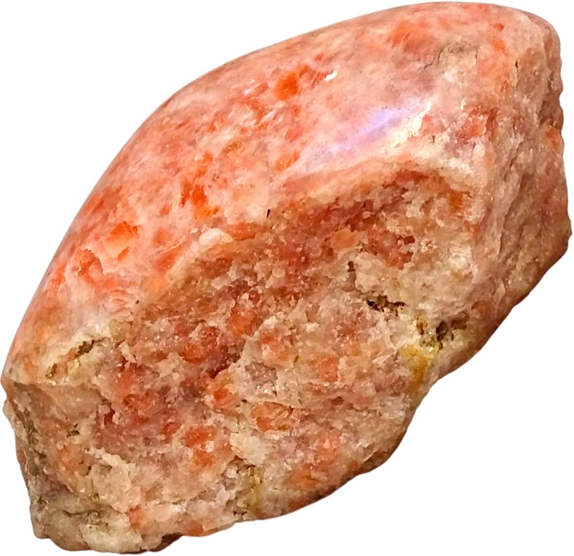 Large 1.25-2.0” Natural Healing Stones for Love, Meditation, Chakra, Reiki, Crystal Grid, Energy Work, Tumbling, Wire Wrapping, and Spiritual Home Decor (Sunstone)