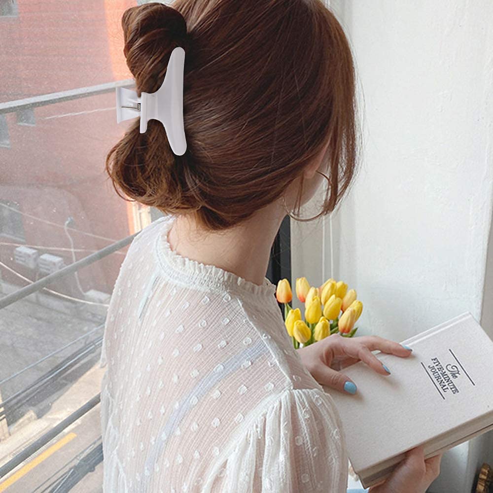 Ondder Hair Clips for Styling - Butterfly Clamps, Claw Clips, Pro Salon Hair Accessories for Women and Girls for Cutting, Coloring, and Hair Styling