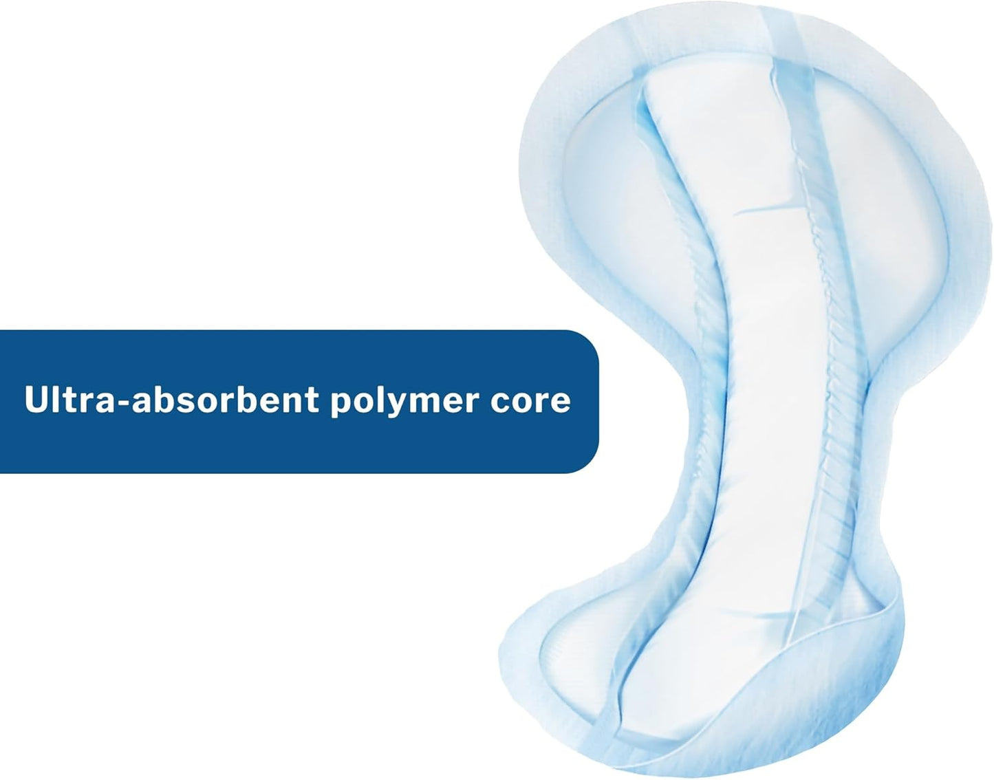 McKesson Incontinence Pads for Adult Women and Men [Pack of 80] Bladder Control and Postpartum Liners, Heavy Absorbency