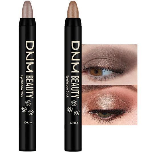 evpct 2Pcs Cream Eyeshadow Sticks Set for Eyes Waterproof, Taupe Shimmer & Bronze Shimmer Matte Eye shadow Stick Pencil Pen Bulk sombras en crema para ojos 19+20