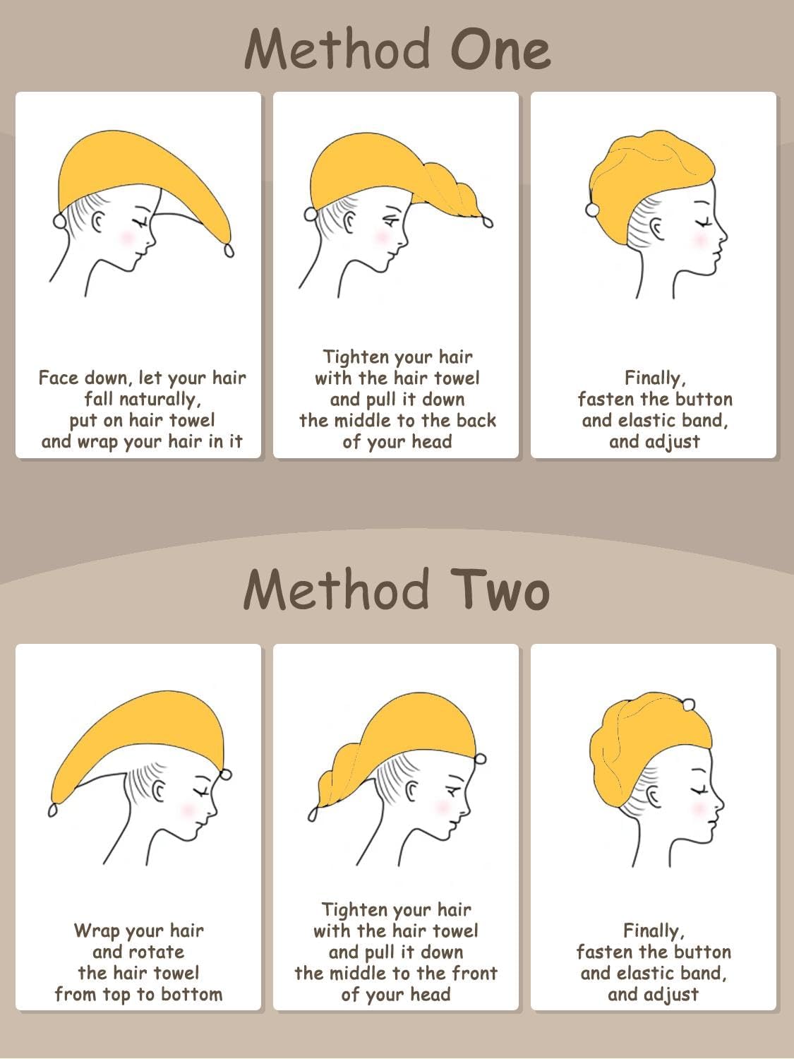 Hair Drying Towel 3 Pack - Ultra Soft Microfiber Turban Twist Hair Wrap for Women - Super Absorbent, Quick Dry Hair Towel Cap for Wet Hair (3 Colors, Yellow Green & Purple)