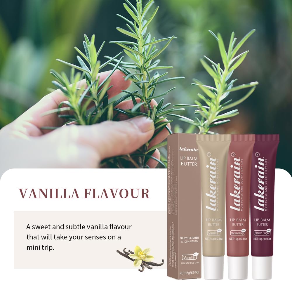 Summer Special Lip Butter Balm - Ultra-Hydrating, Nourishing Lip Care with Natural Ingredients, Shea Butter & Olive Oil, Soothes & Softens Dry Lips (#6 Pink Sugar, 1)