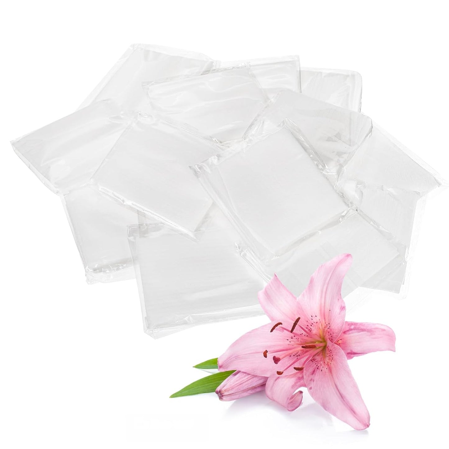 Yopay 100 Pack Disposable Spa Facial Headbands, Soft Elastic Headband Wrap with Closure for Women Girls, Individual Pack Stretch Non-Woven Skincare Headbands for Makeup, Treatments, Esthetician, White