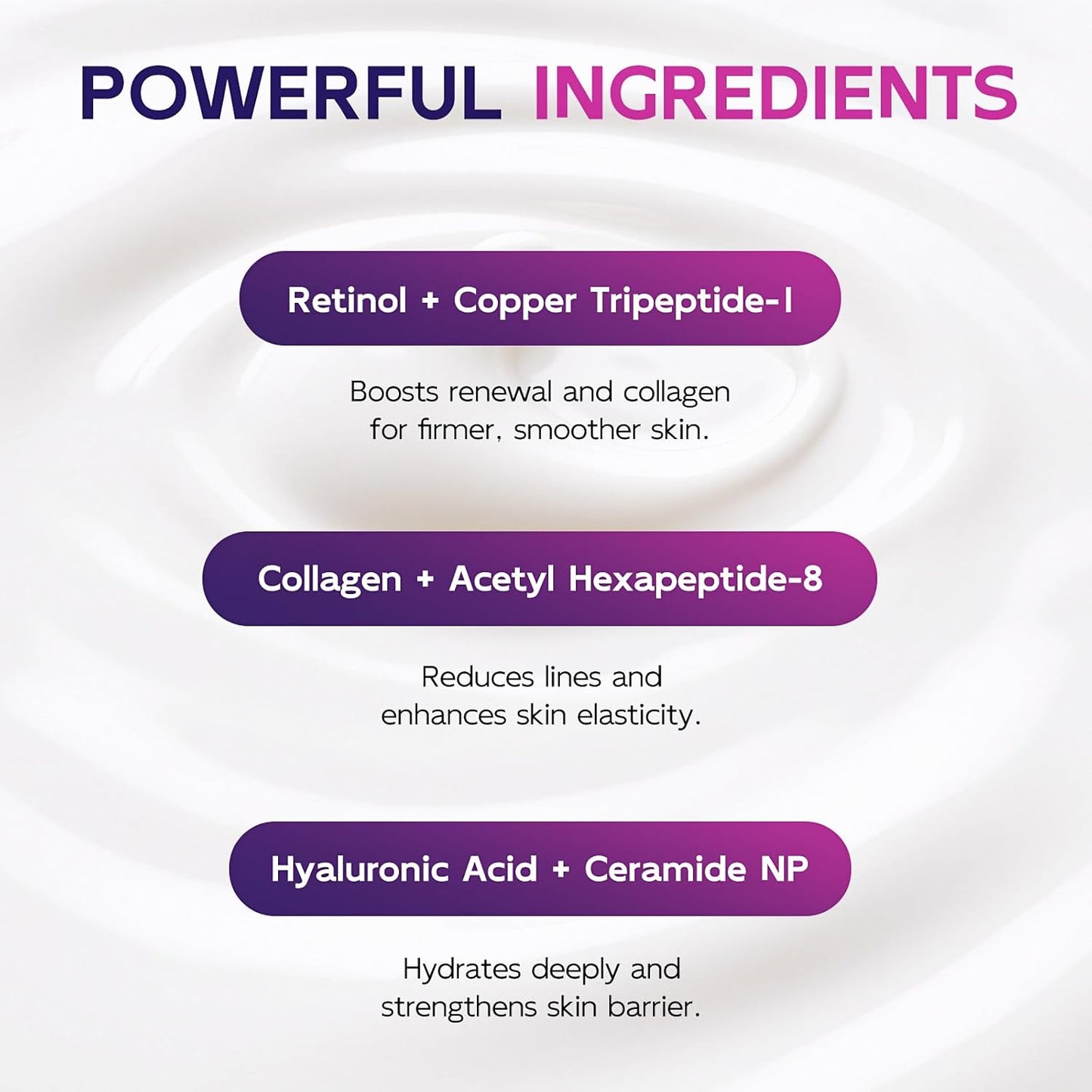 Firming Neck Cream with Retinol, AH-8 Hexapeptide Collage, Firm Sagging Skin on the Neck and Décolleté, Promote Skin repair, Neck Firming Cream with Massage Roller, Value Size 4.3 fl oz