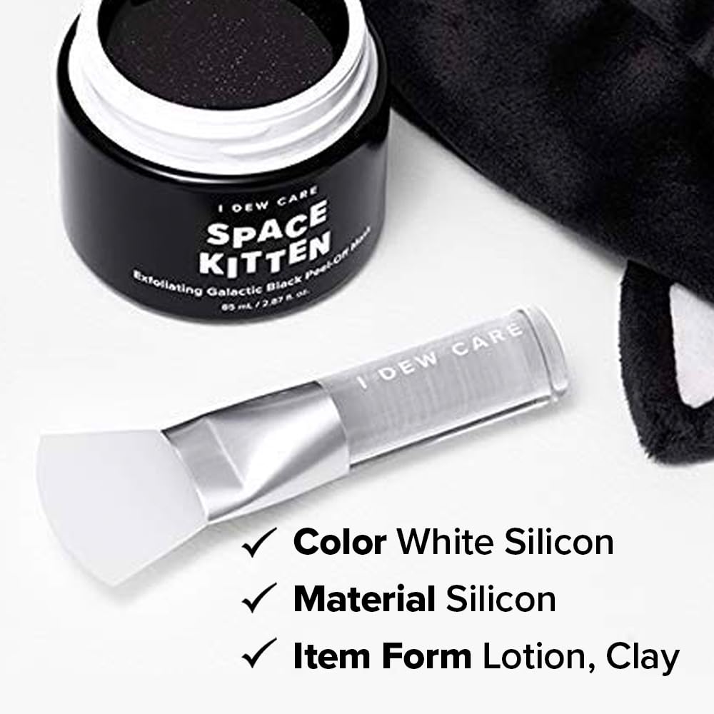 I DEW CARE Soft Facial Tool - Silicone Face Mask Brush | Wash Off, Lotion Applicator, Professional Skin Care Jelly Spatula, Cruelty-free, Hygienic, Compact Size, Clay Mud Peel Off Mask