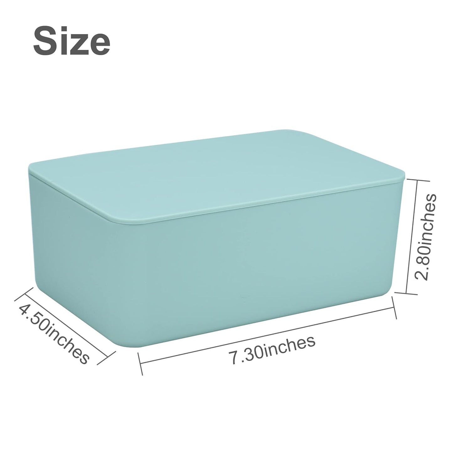 Diaper Wipes Dispenser, Baby Wipes Case, Baby Wipe Holder Keeps Diaper Wipes Fresh, Wipe Container with Non-Slip Feet (Green)