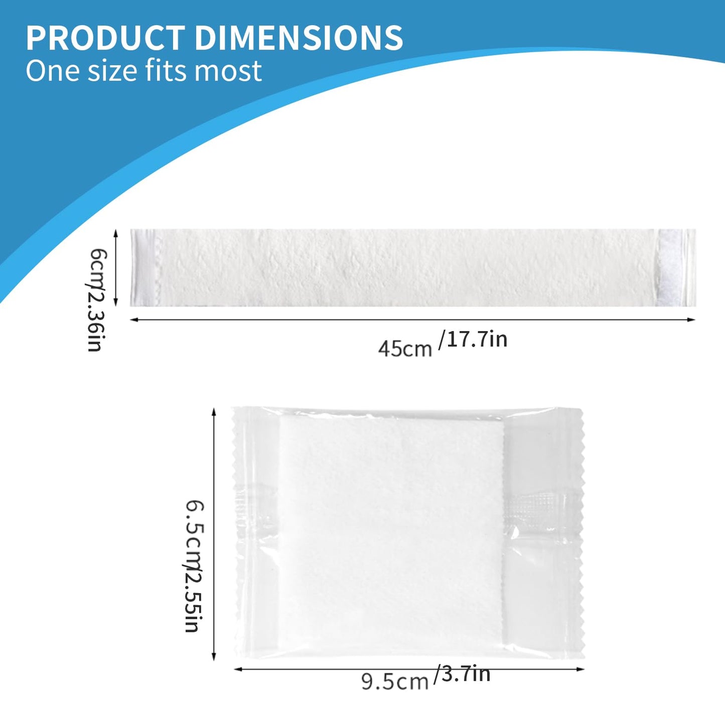 MoyRetty 100 Pack Disposable Headbands for Spa & Facials Professional Disposable Hair Bands, Facial Headbands Esthetician Supplies with Adjustable Magic Tape